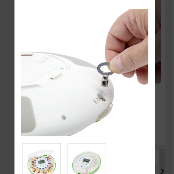 Livefine Frosted Automatic Pill Dispenser for 28 Days Alerts Sound Light - Picture 5 of 5